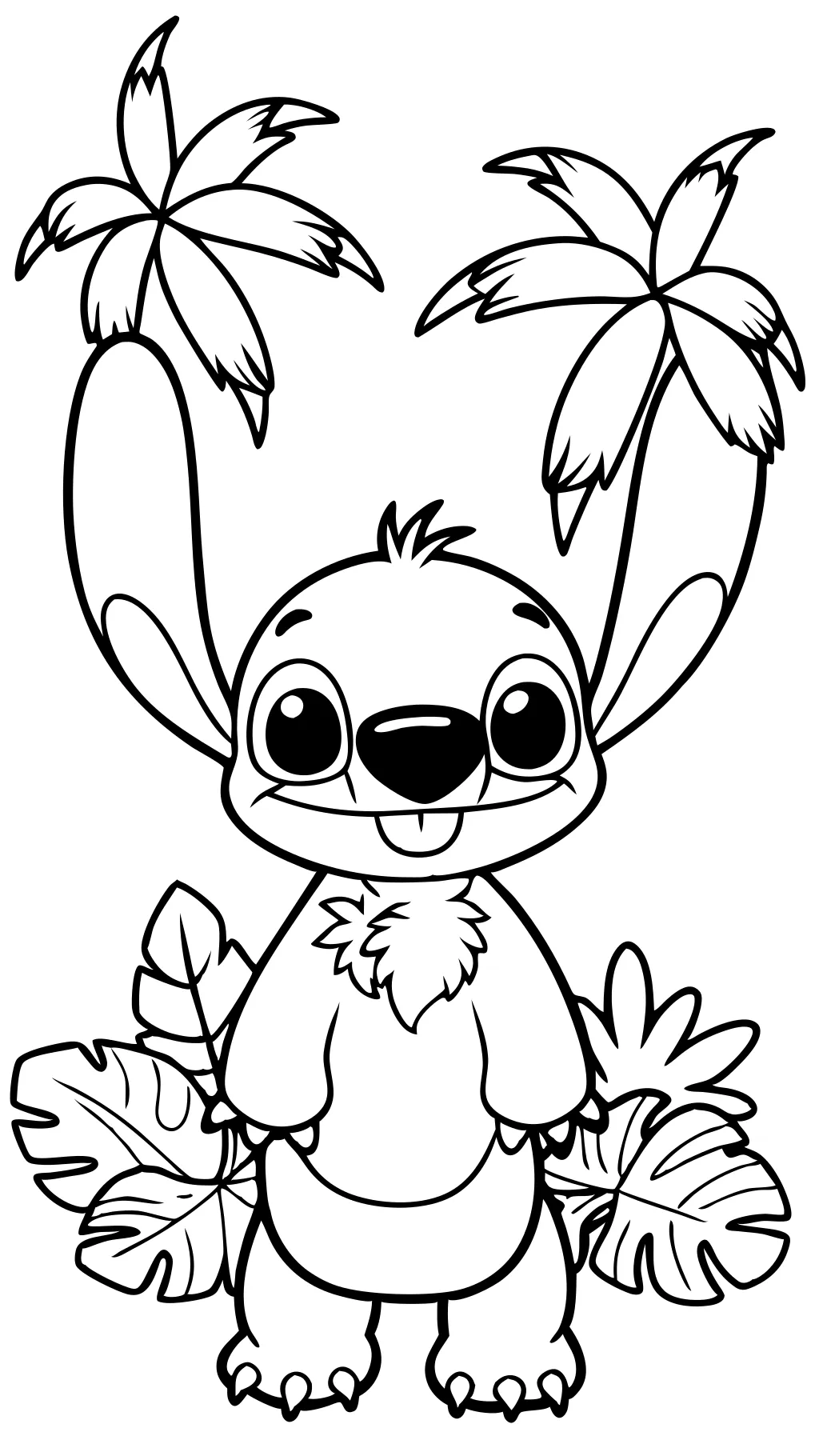 stitch coloring pages free